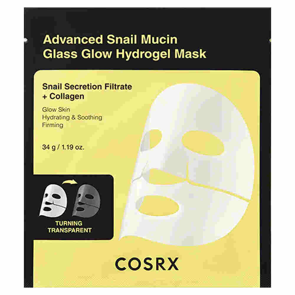 COSRX Advanced Snail Mucin Glass Glow Hydrogel Mask — 1 Mask