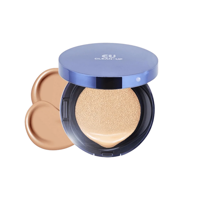 CUSKIN Clean Up Skinfit Cushion Pact SPF 50 PA++++ 15g+15g — No.21
