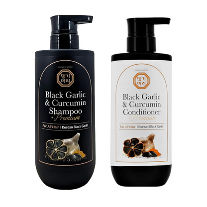 Daeng Gi Meo Ri Black Garlic And Curcumin Shampoo/Conditioner — Shampoo 500ml