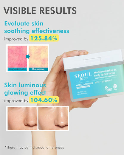 DERMAL Seoul Face Madecassoside 3X Daily Quick Mask 36pcs — product image 3