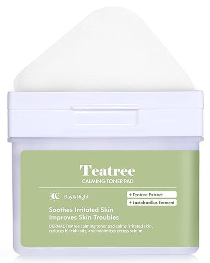 DERMAL TeaTree Calming Toner Pad — 12pcs