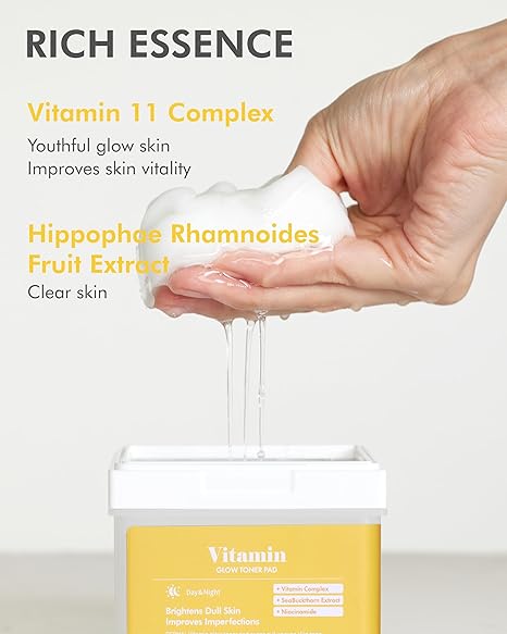 DERMAL Vitamin Glow Toner Pad — product image 5