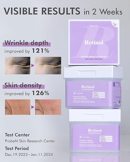 DERMAL Retinol Peptide Lifting Pad — product image 5
