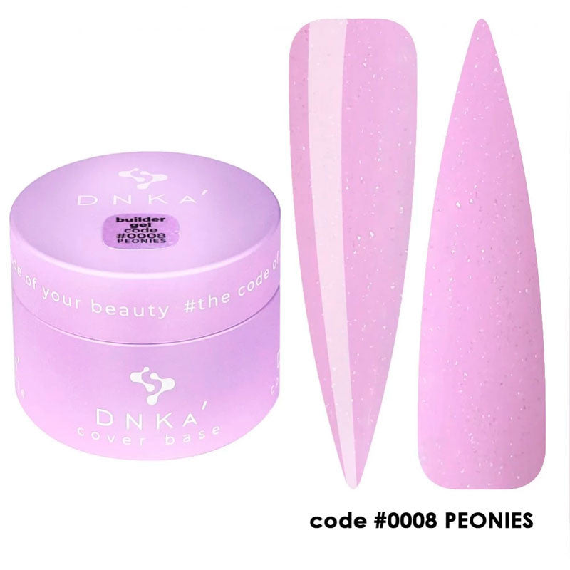 Builder Gel DNKa No. 0008 Peonies - 15 ml