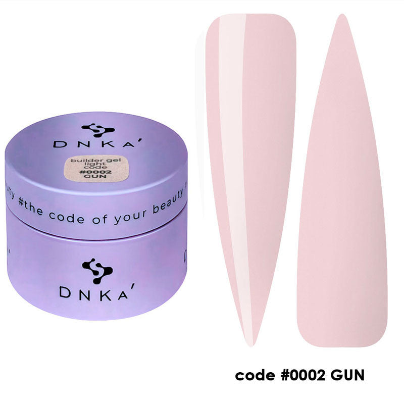 Builder Gel Light DNKa No. 0002 Gun - 30 ml