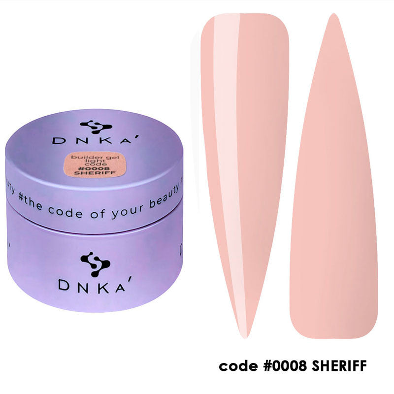 Builder Gel Light DNKa No. 0008 Sheriff - 30 ml