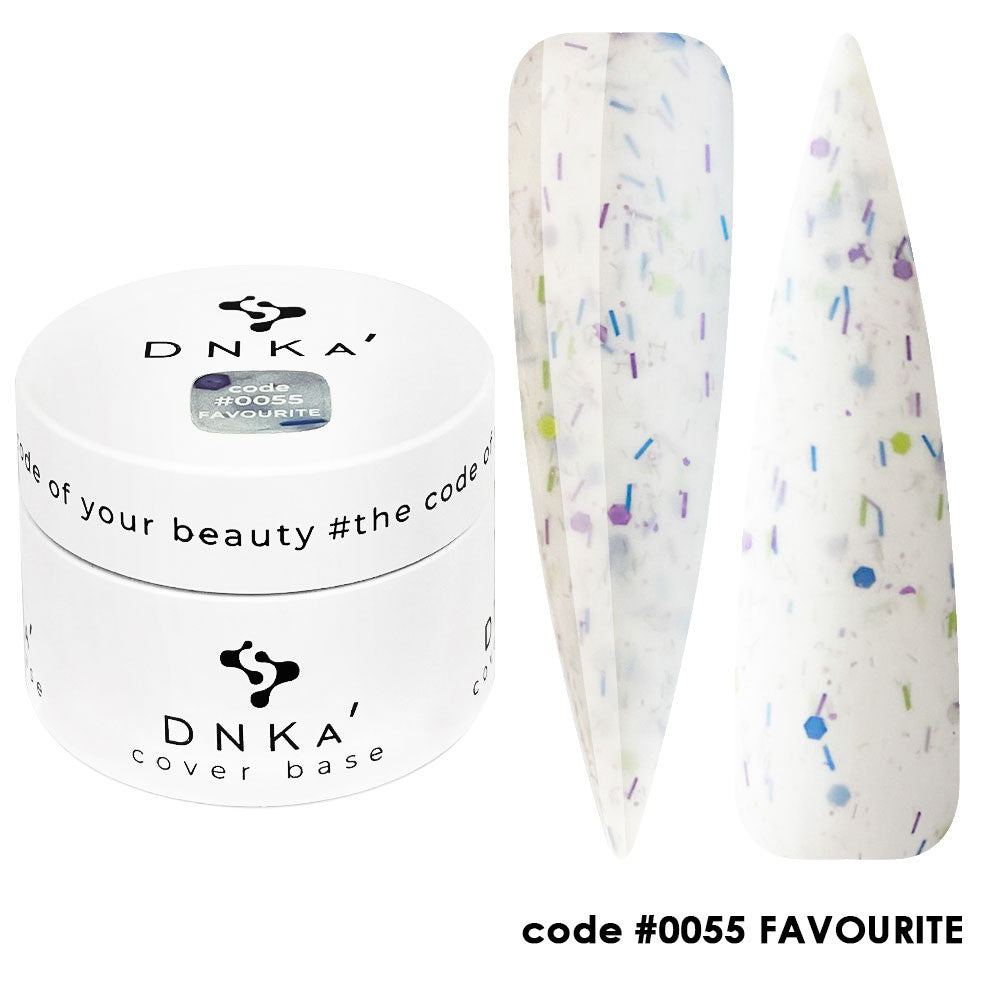 Cover Base colorée No. 0055 Favourite DNKa - 30 ml