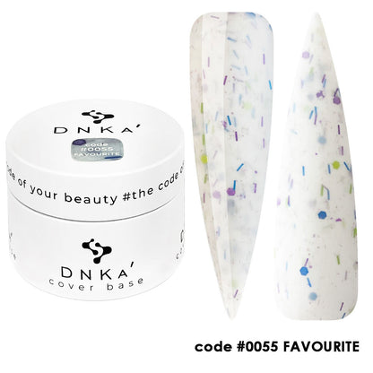 Cover Base colorée No. 0055 Favourite DNKa - 30 ml