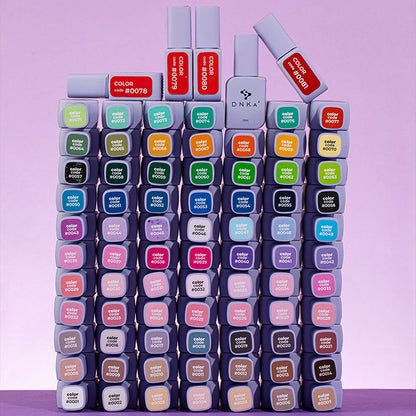 DNKa Colored Gel Polish Set – 7 ml, 165 pcs