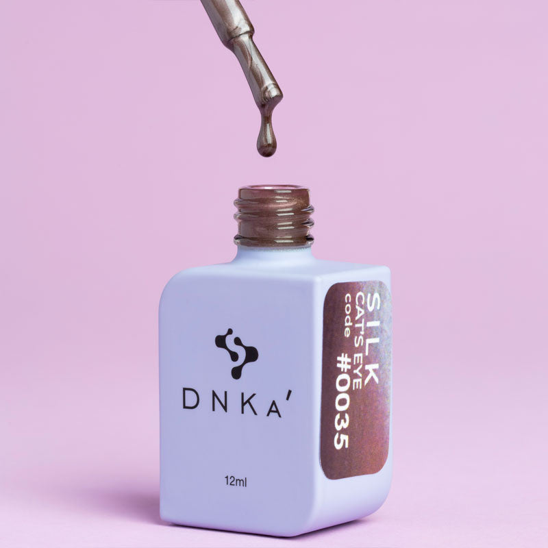 Gel Polish Color DNKa Cat's Eye Silk - 0035, 12 ml — image 4