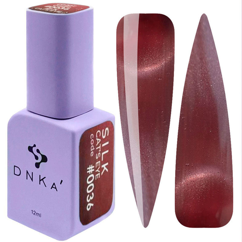 Gel Polish Color DNKa Cat's Eye Silk - 0036, 12 ml