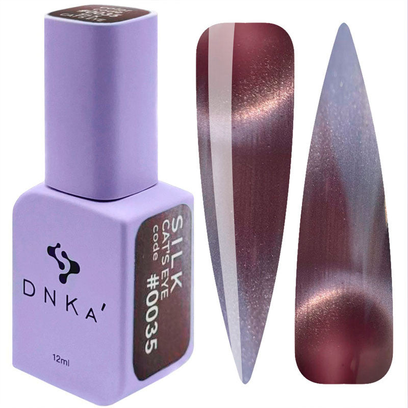 Vernis semi-permanent DNKa Cat's Eye Silk - 0035, 7 ml