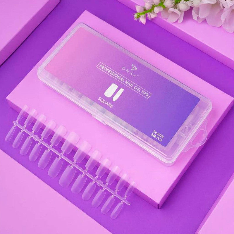Gel Tips - DNKa Professional Nail Gel Tips Square - 240 pcs