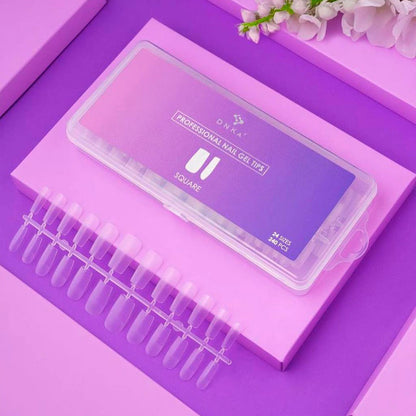 Gel Tips - DNKa Professional Nail Gel Tips Square - 240 pcs