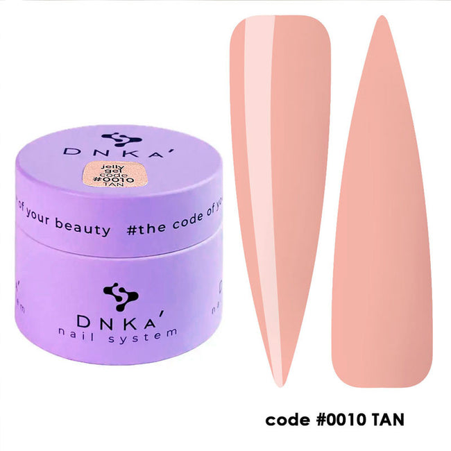 Jelly Gel DNKa No. 0010 Tan - 15 ml