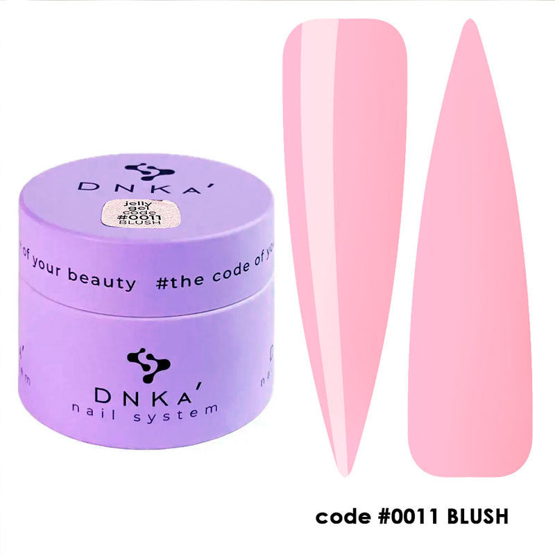 Gel constructor tipo jelly DNKa No. 0011 Blush - 15 ml
