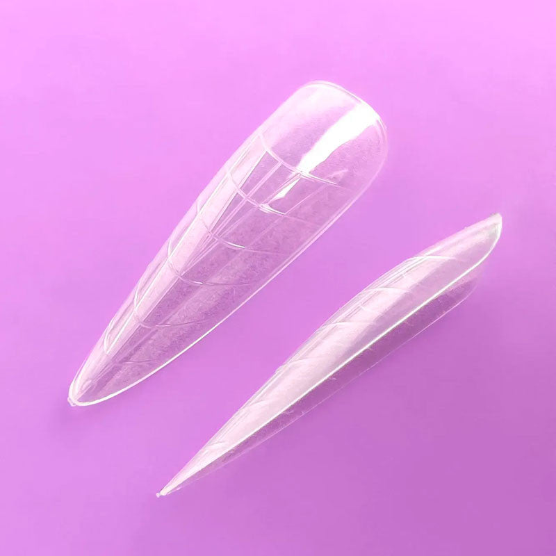 Top forms for building nails - DNKa Top Nail Forms Almond - 120 pcs — image 2