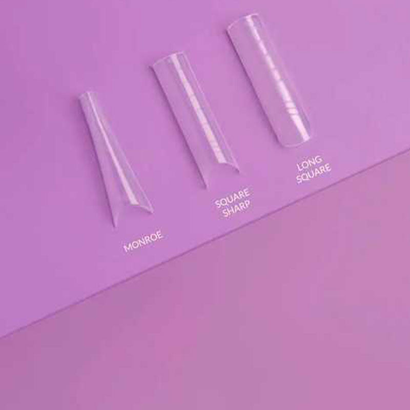 Top forms for building nails - DNKa Top Nail Forms Long Square - 120 pcs — image 2