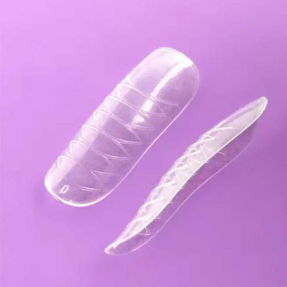Top forms for building nails - DNKa Top Nail Forms Soft Square - 120 pcs — image 2