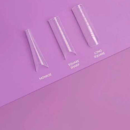 Top forms for building nails - DNKa Top Nail Forms Square Sharp - 120 pcs — image 2