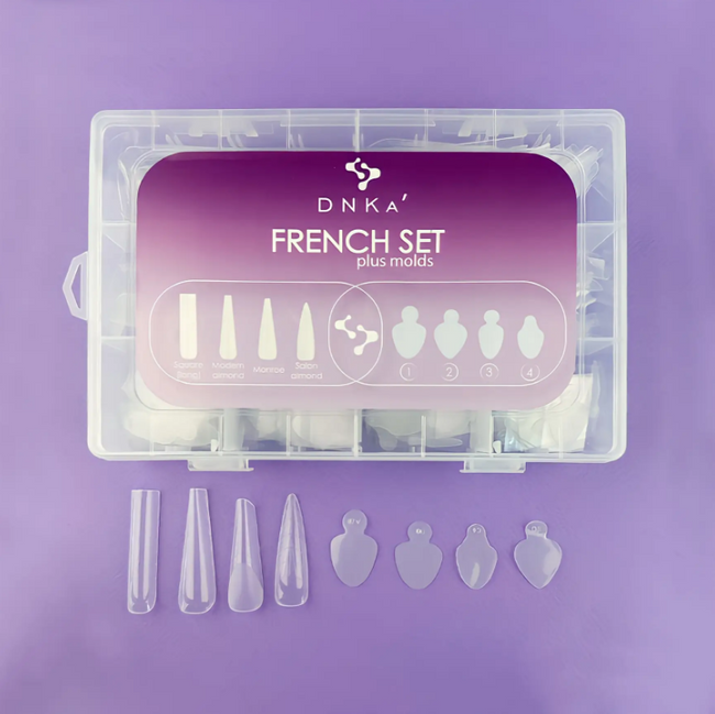 Top forms for building nails - DNKa' French Set Plus Molds