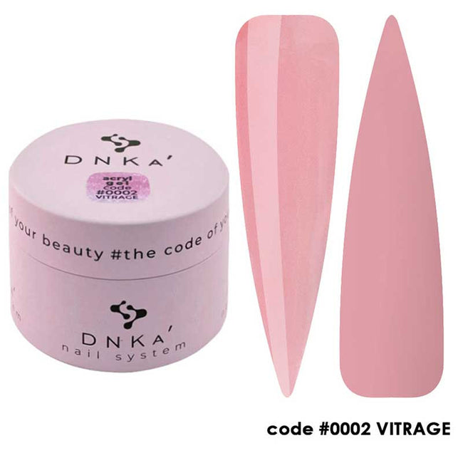 Аcryl Gel DNKa No. 0002 Vitrage - 30 ml