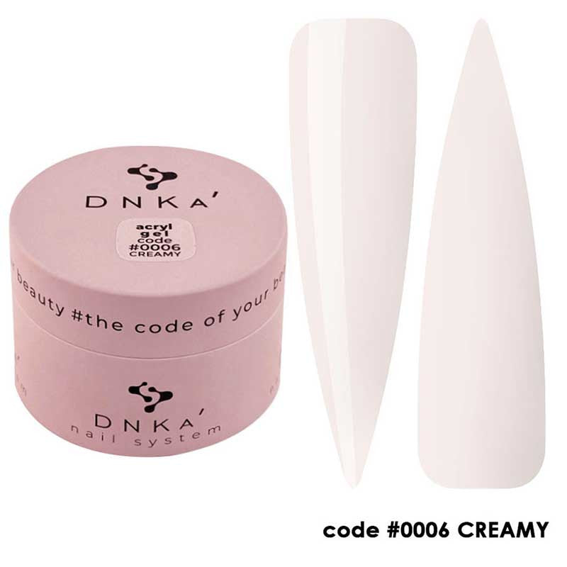 Аcryl Gel DNKa No. 0006 Creamy - 30 ml