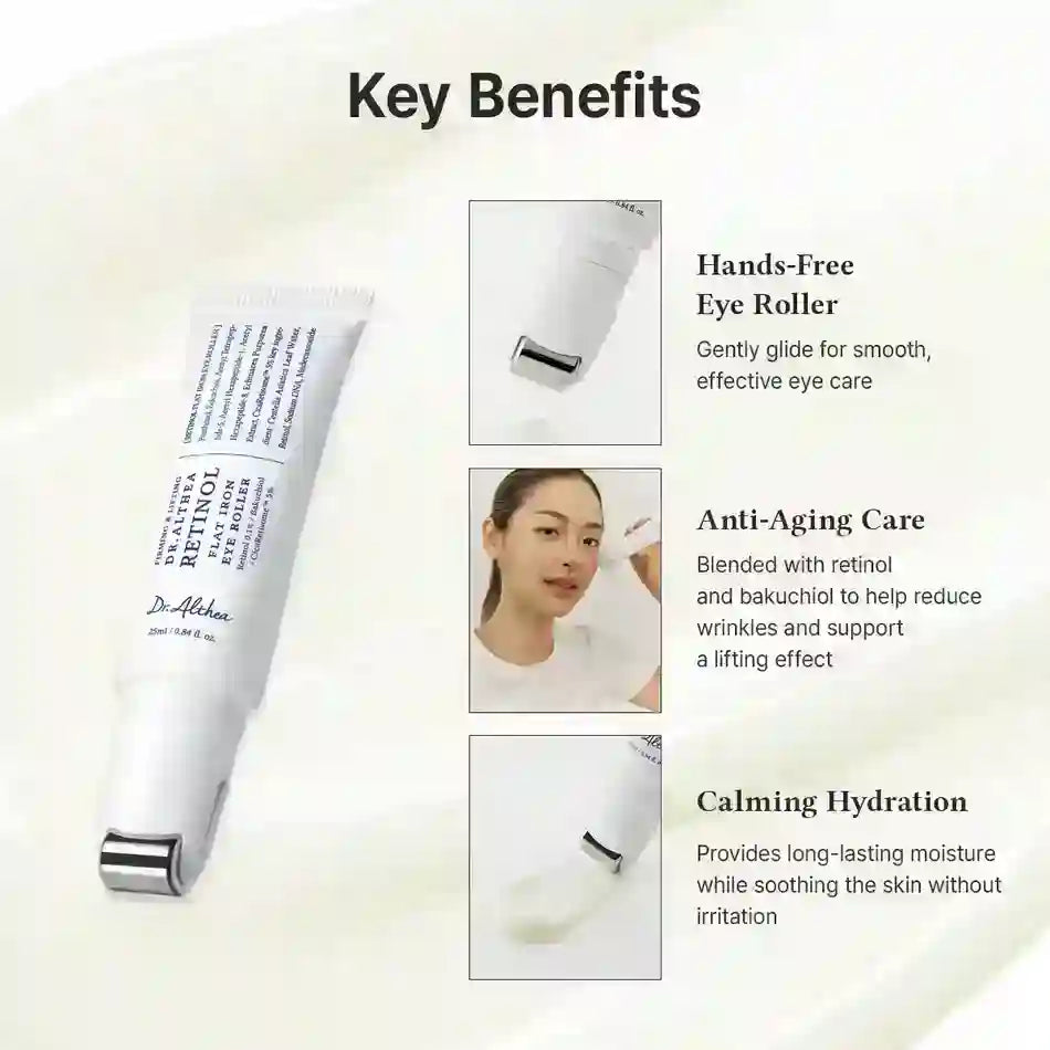 Dr. Althea Retinol Flat Iron Eye Roller 25ml — product image 5