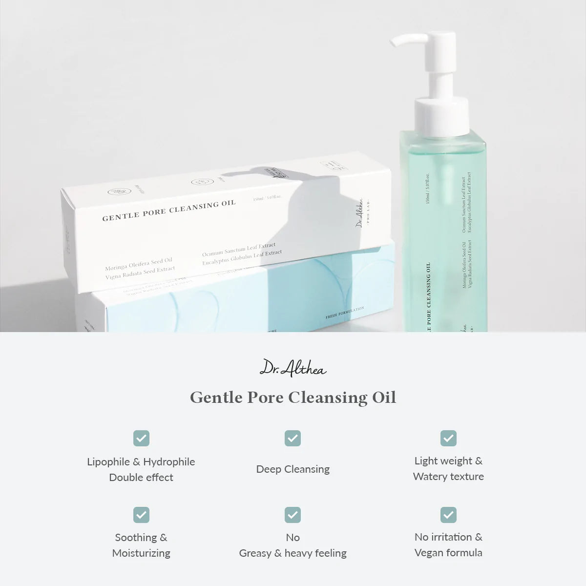 Dr. Althea Gentle Pore Cleansing Oil 150 ml — product view 3