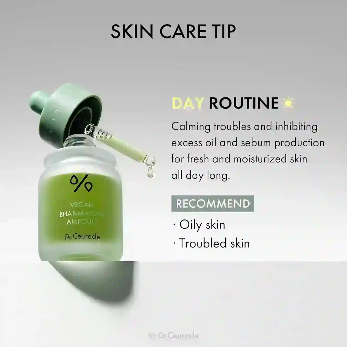 Dr. Ceuracle Vegan BHA & Matcha Ampoule 30ml — product image 2
