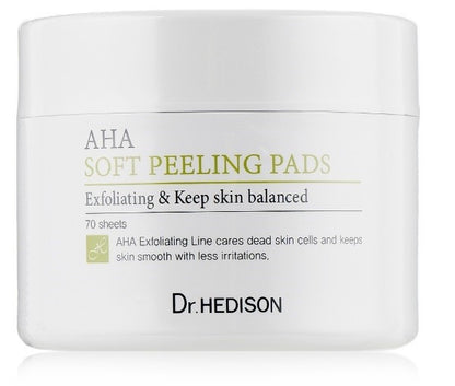 Dr. Hedison AHA Soft Peeling Pads C/T 70pcs — 70pcs