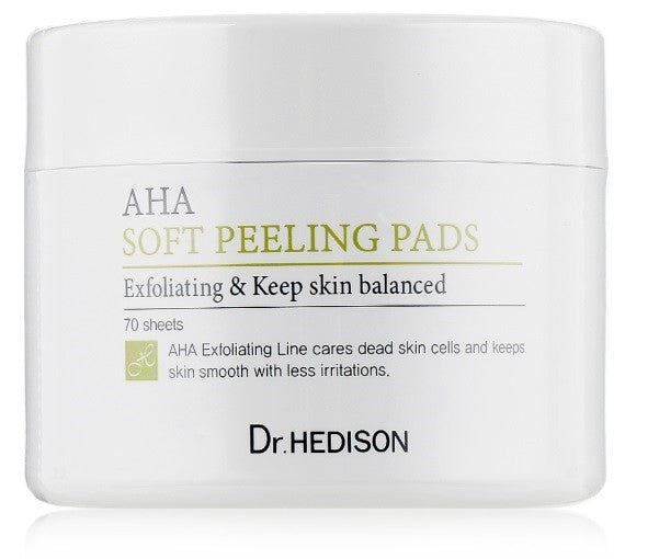 Dr. Hedison AHA Soft Peeling Pads C/T 70pcs — 70pcs