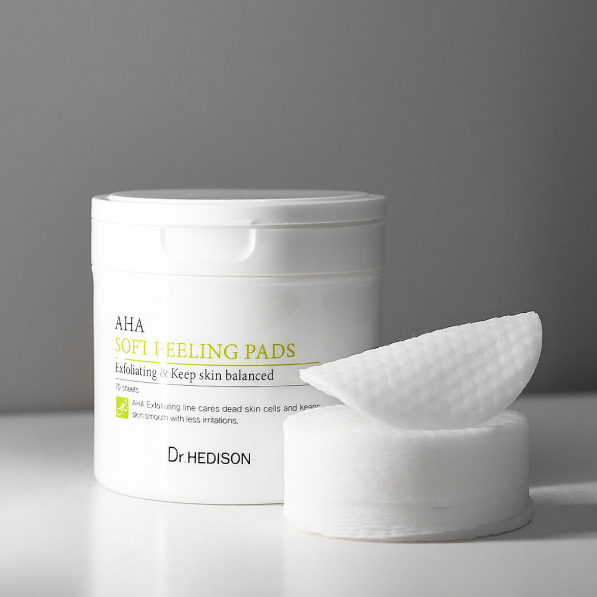 Dr. Hedison AHA Soft Peeling Pads C/T 70pcs — product image 2