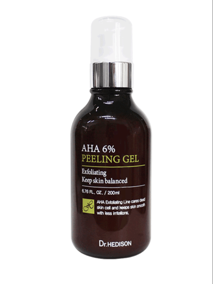 Dr. Hedison AHA 6 % Gel d'épluchage 200 ml — Photo du produit 1