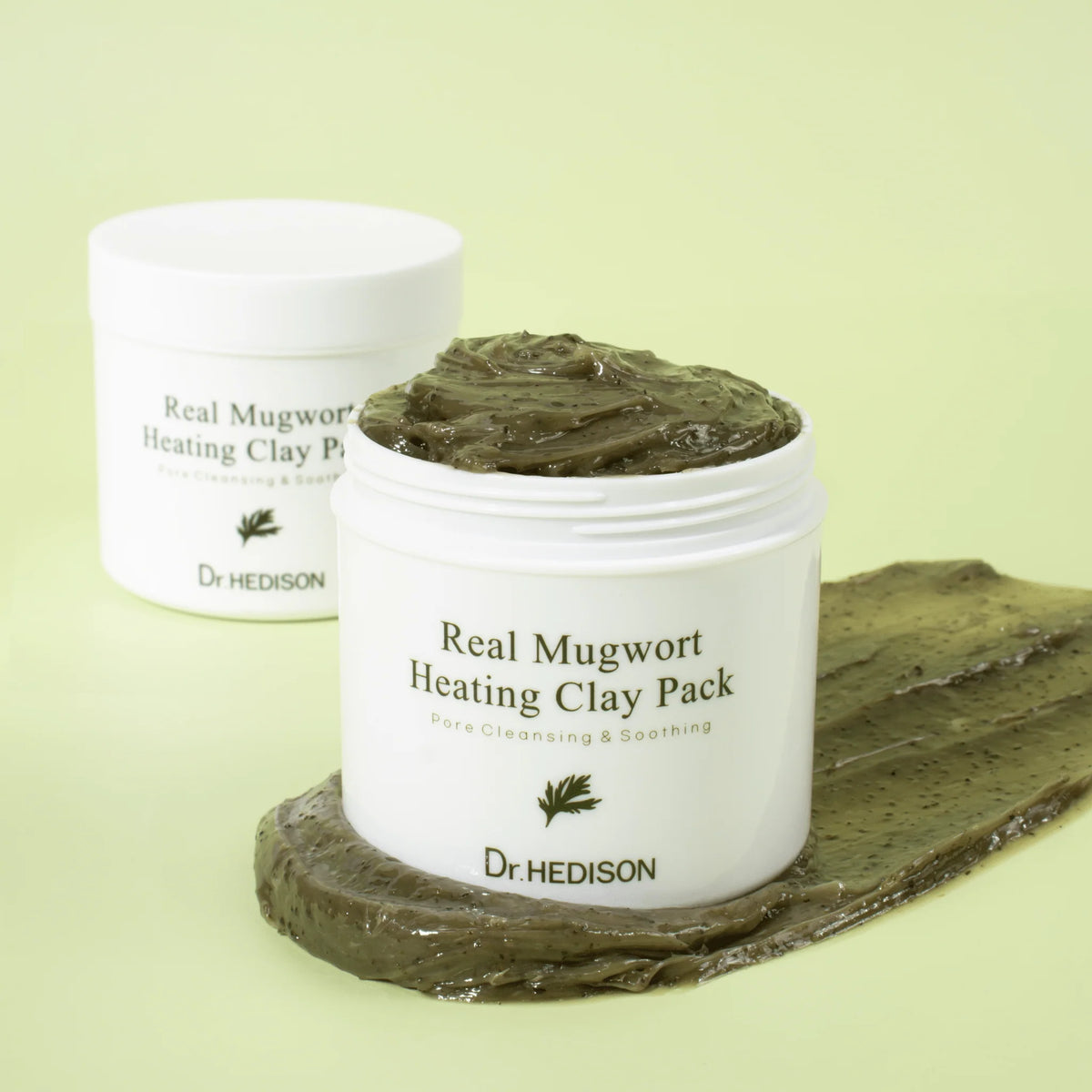 Dr. Hedison Real Mugwort Heating Clay Pack 265g — product image 2