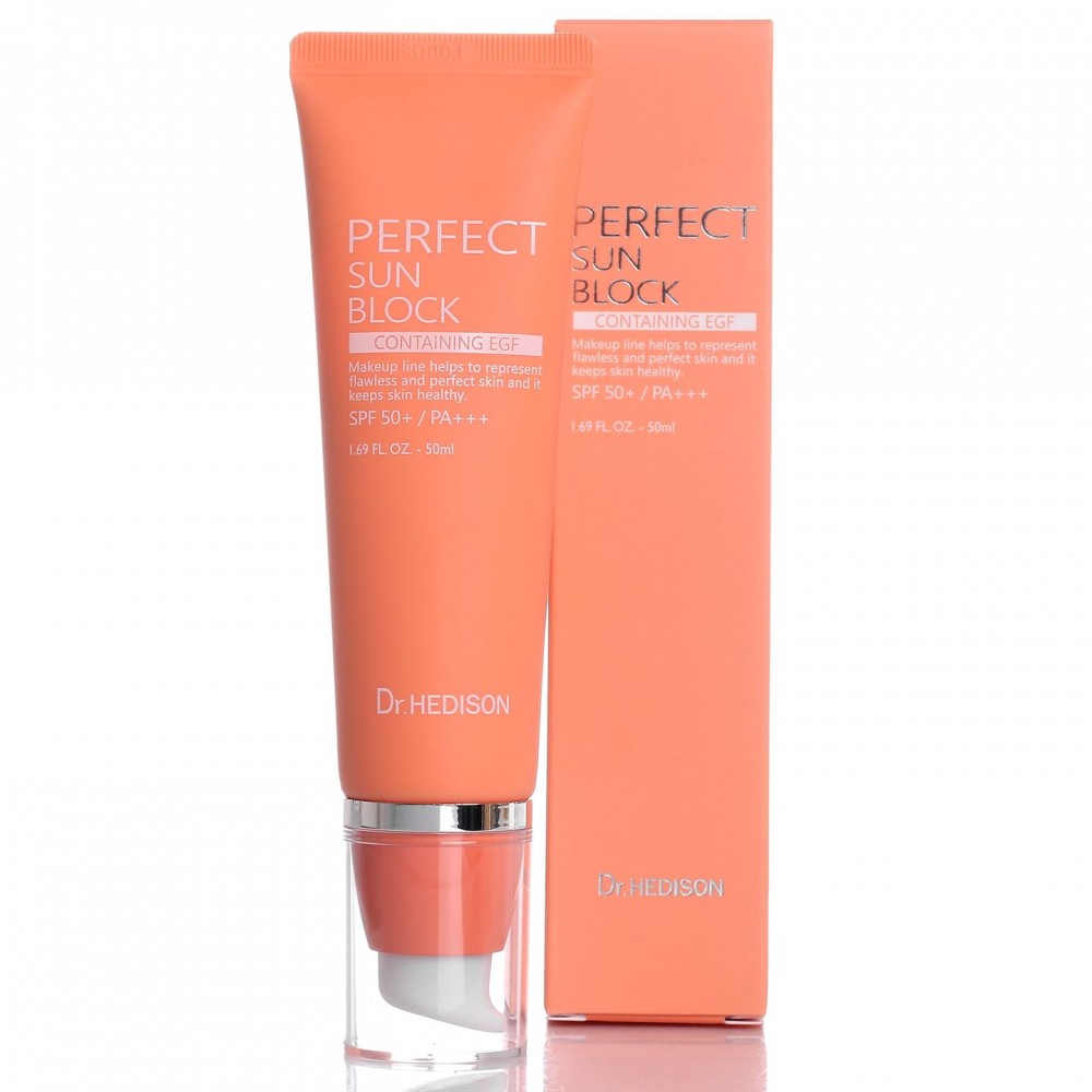 Dr. Hedison EGF Protector solar perfecto SPF 50+ PA+++ 50ml — Imagen del producto 2