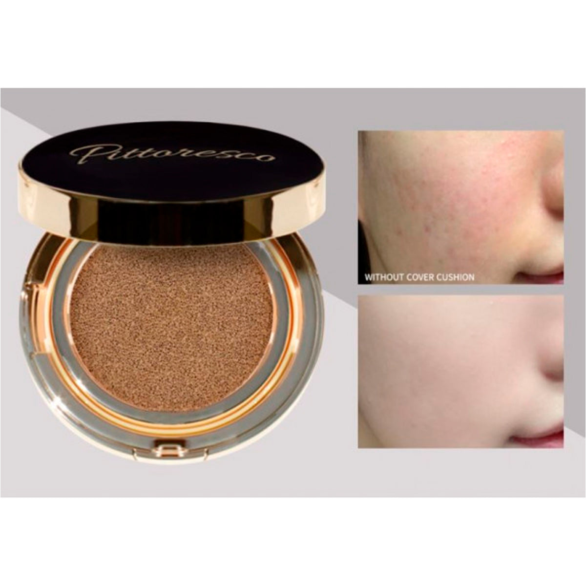 Dr. Hedison Pittoresco Cover BB Cushion Natural Beige SPF50+ PA+++ 14g + 14g — Фото товара 3
