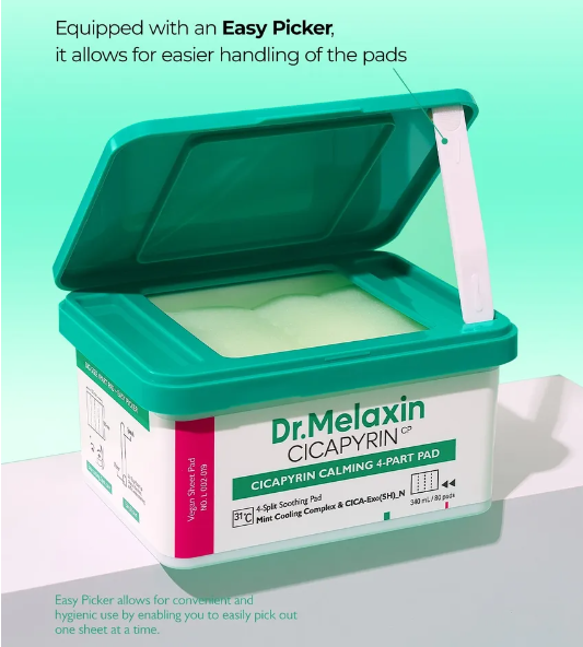 Dr. Melaxin Cicapyrin Calming 4 Part Pad 80pcs — product image 5
