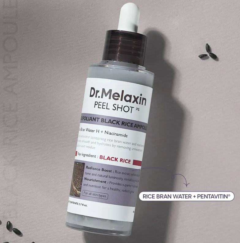 Dr. Melaxin Peel Shot Exfoliant Black Rice Ampoule 80ml — product image 5