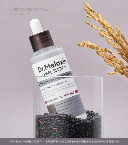Dr. Melaxin Peel Shot Exfoliant Black Rice Ampoule 80ml — product image 7