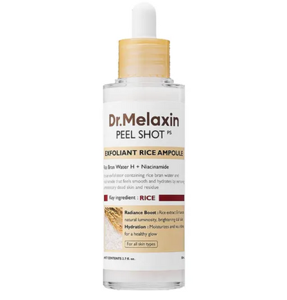 Dr. Melaxin Peel Shot Exfoliant White Rice Ampoule 80ml — 80ml