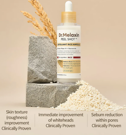 Dr. Melaxin Peel Shot Exfoliant White Rice Ampoule 80ml — product image 2