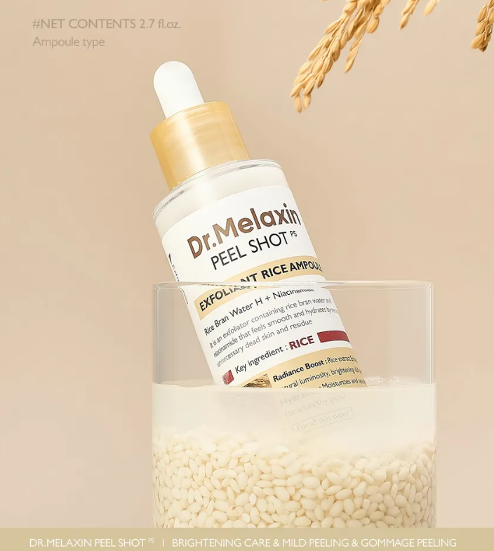 Dr. Melaxin Peel Shot Exfoliant White Rice Ampoule 80ml — product image 5