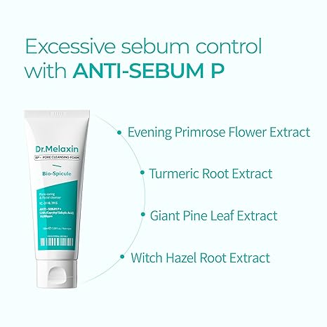 Espuma limpiadora de poros Dr. Melaxin BP 100ml — Imagen del producto 3