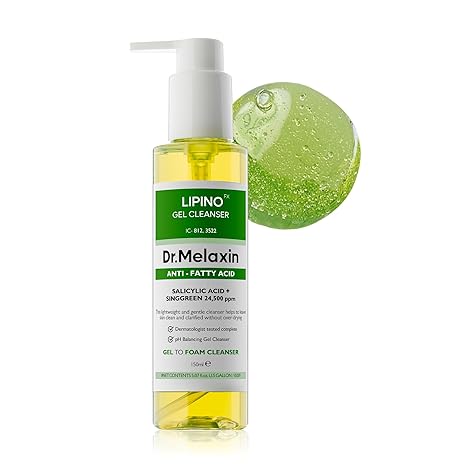 Tri. Melaxin Lipino Anti rasvahappogeeli Cleanser 150 ml — Tuotekuva 1
