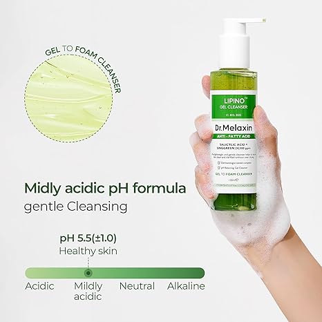Tri. Melaxin Lipino Anti rasvahappogeeli Cleanser 150 ml — Tuotekuva 2