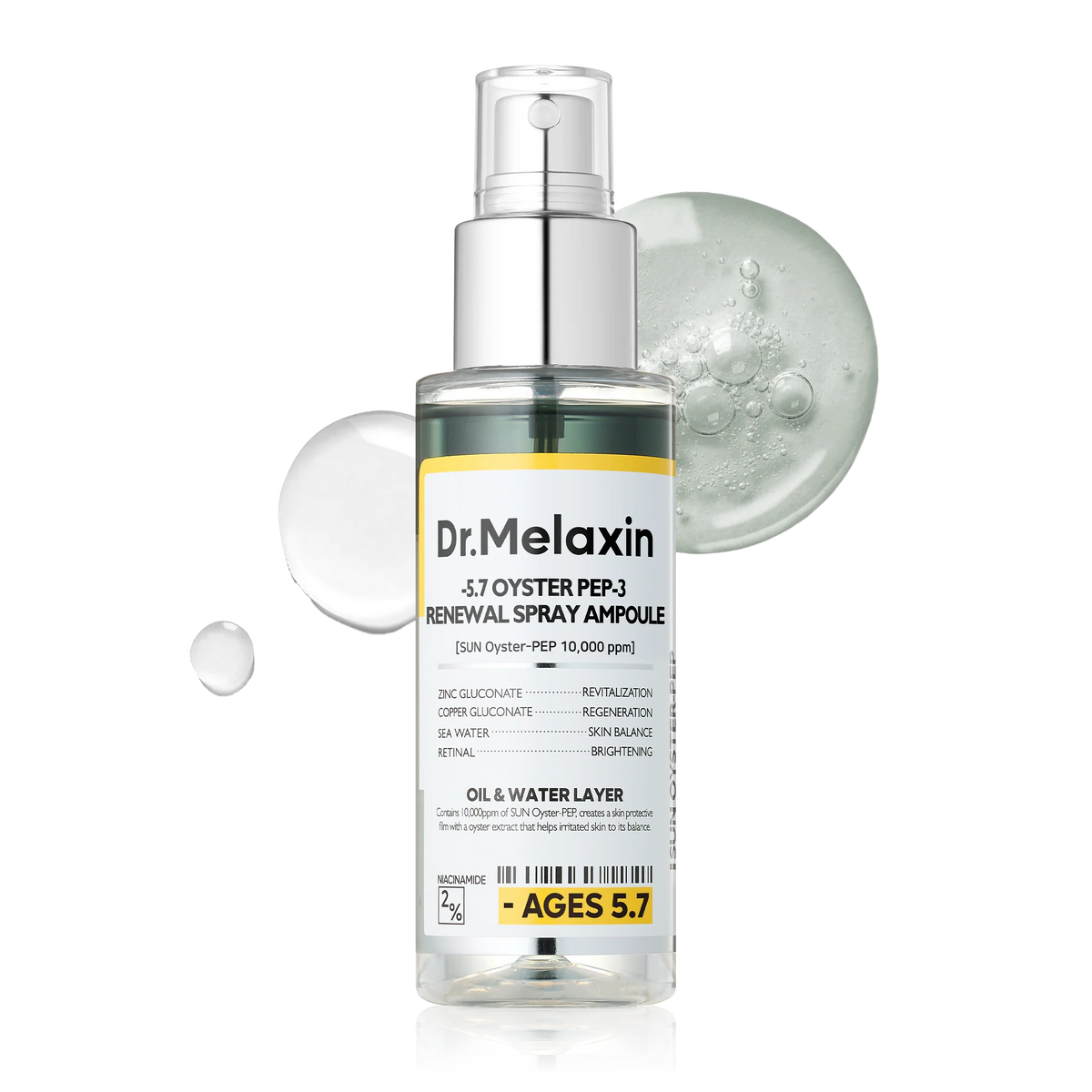 Dr. Melaxin 5.7 Oyster Pep 3 Renewal Spray Ampoule 100ml — 100ml