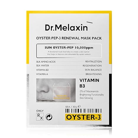 Dr. Melaxin Oyster Pep 3 Renewal Mask — Фото товара 1