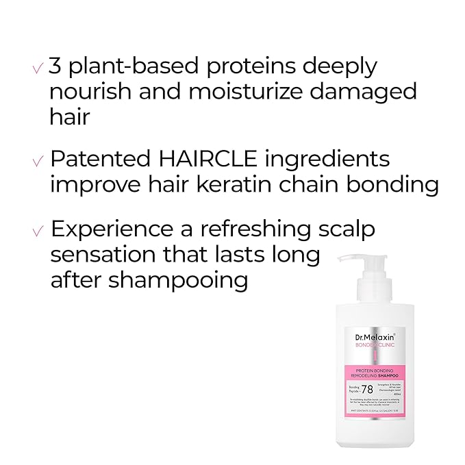 Dr. Melaxin Bondex Protein Bonding Remodeling Shampoo 400ml — product image 3