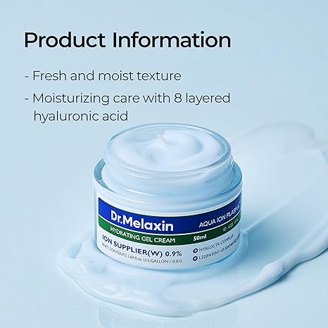 Dr. Melaxin Aqua Ion Plasma Gel Cream 50ml — Фото товара 3